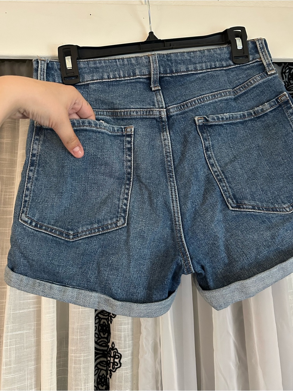 Classic Blue Denim Shorts Size 12 - Picture 4 of 7